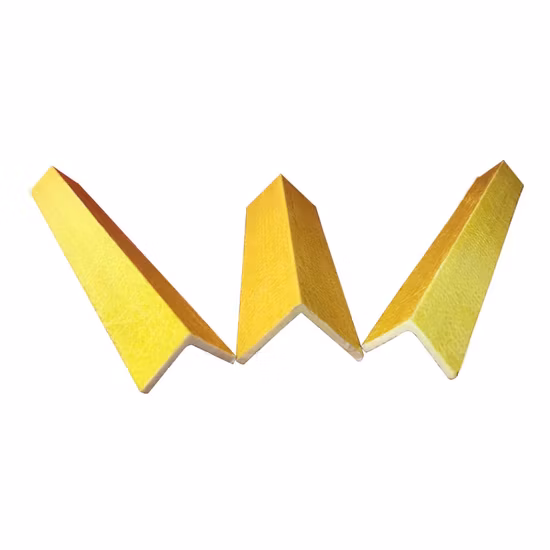 3mm Thickness Corrosion Resistant Pultruded High Strength FRP Angle