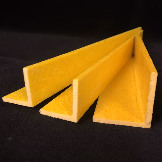 3mm Thickness Corrosion Resistant Pultruded High Strength FRP Angle