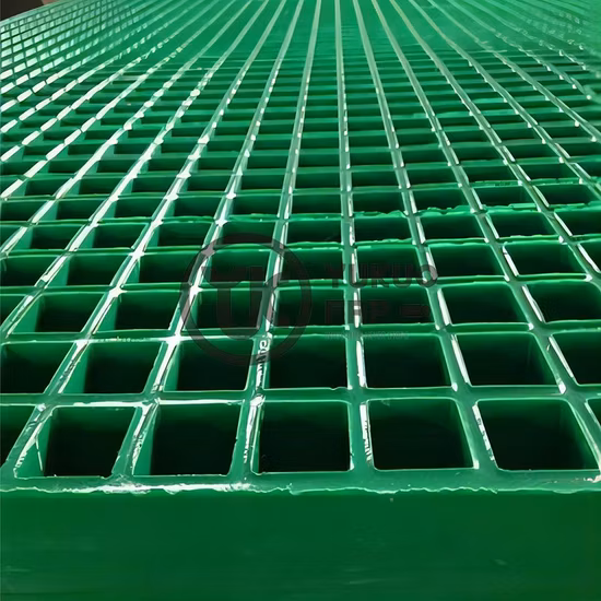 Factory Supply Antislip FRP Gratings/FRP Platform/Fiberglass Products for Electroplating Industry