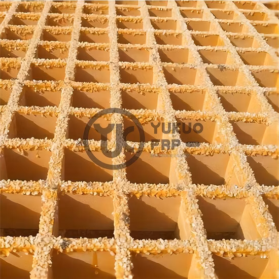 Factory Supply Antislip FRP Gratings/FRP Platform/Fiberglass Products for Electroplating Industry