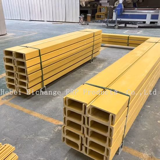 Curved FRP Profiles Radius Pultrusion Curved FRP Beam Tube