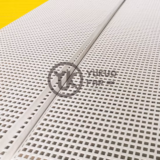 Preço barato painel FRP de fibra de vidro grade de piso de plástico moldado para construção