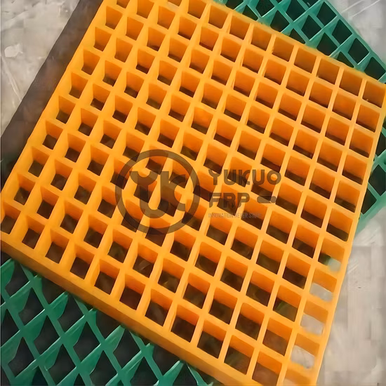 Fornecimento de fábrica grades de PRFV antiderrapante/plataforma de PRFV/produtos de fibra de vidro para a indústria de galvanoplastia