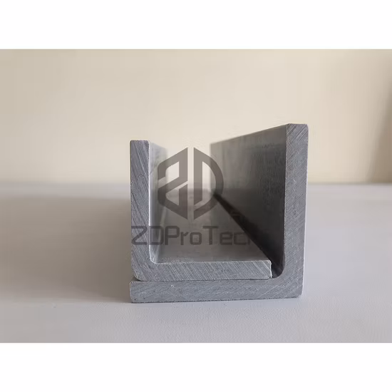 Perfis de feixe L com braçadeira angular de FRP extremamente durável, barra angular de fibra de vidro pultrudada.