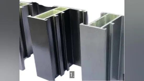 Perfis plásticos estruturais Pultruded de fibra de vidro de grande resistência do quadro